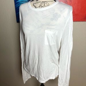 T by Alexander Wang White Long-Sleeve T-Shirt NWT